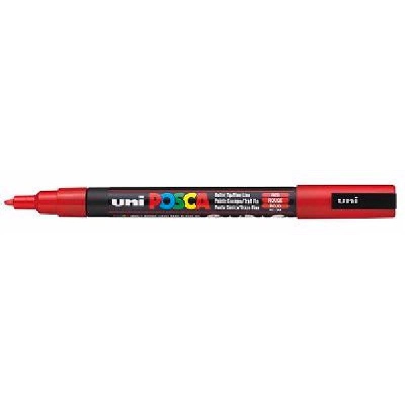 PC-3M POSCA BULLET FINE RED