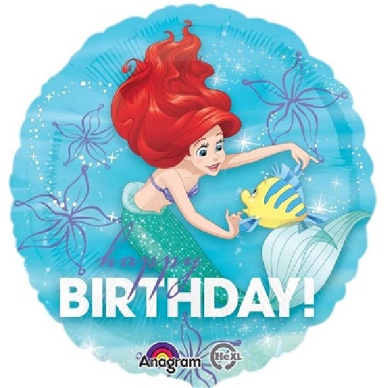 ARIEL DREAM BIG B/DAY 18IN FOIL