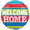 18IN WELCOME HOME COLORFUL STRIPES