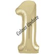 34IN GOLD GLITZ NUMERAL 1