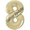 34IN GOLD GLITZ NUMERAL 8