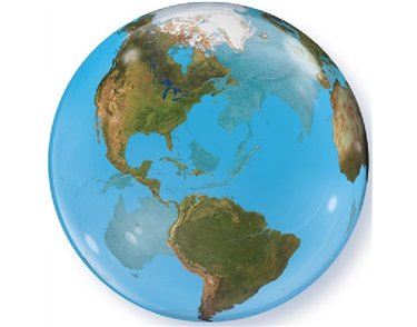 22IN PLANET EARTH BUBBLE