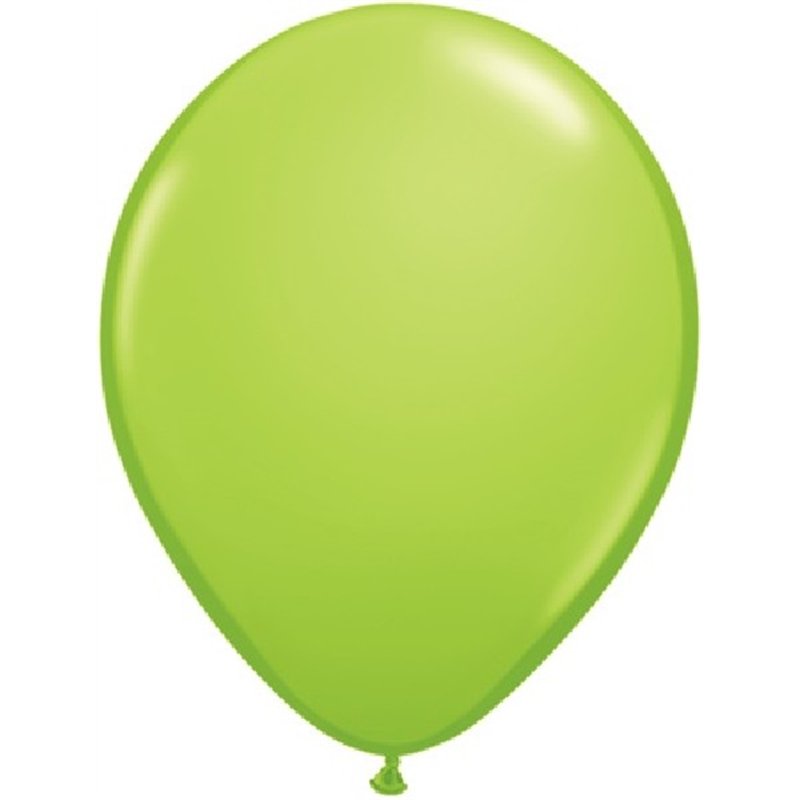 100PK 11in FASHION LIME GREEN QUALATEX