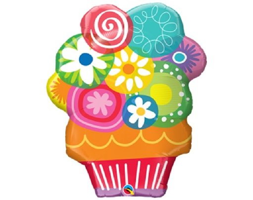 34IN FLORAL CIRCLES BOUQUET FOIL SHAPE