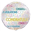 18IN BRIGHT STAR CONGRATS FOIL BALLOON