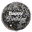 18IN GLITTERING B/DAY FOIL BALLOON