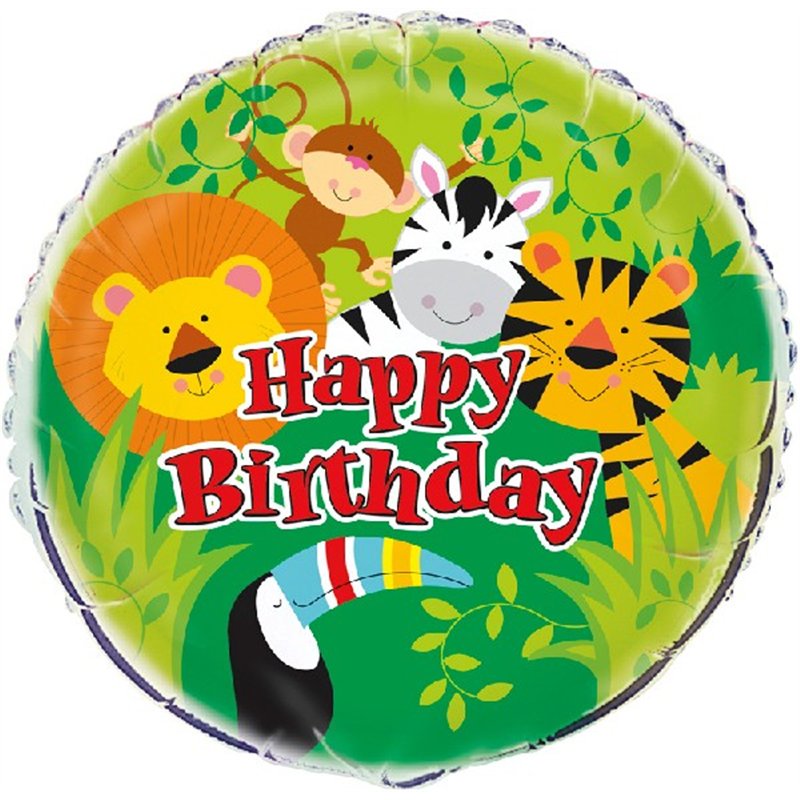 18in ANIMAL JUNGLE FOIL BALLOON