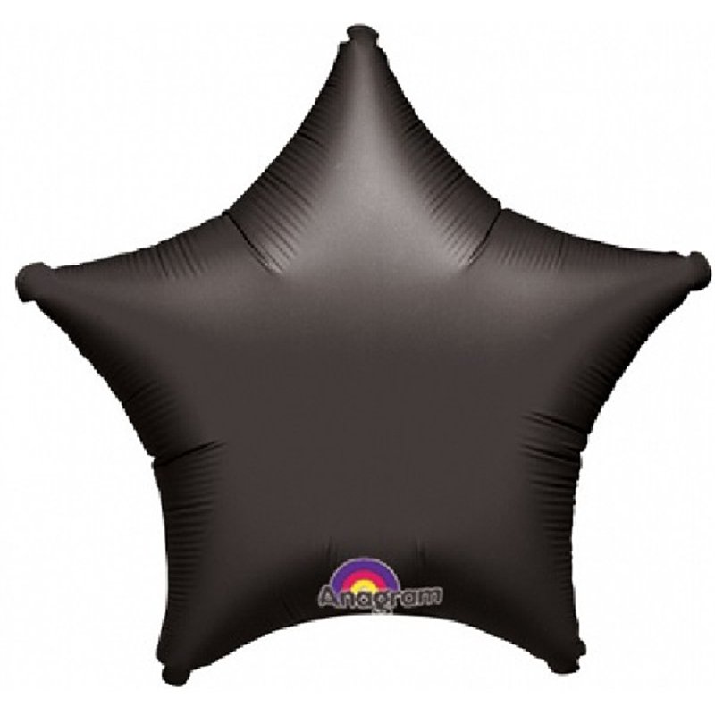 19IN BLACK STAR FOIL BALLOON
