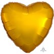 18IN METALLIC GOLD HEART 18IN FOIL