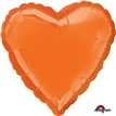 18IN METALLIC ORANGE HEART FOIL