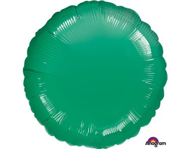 18IN METALLIC GREEN CIRCLE FOIL