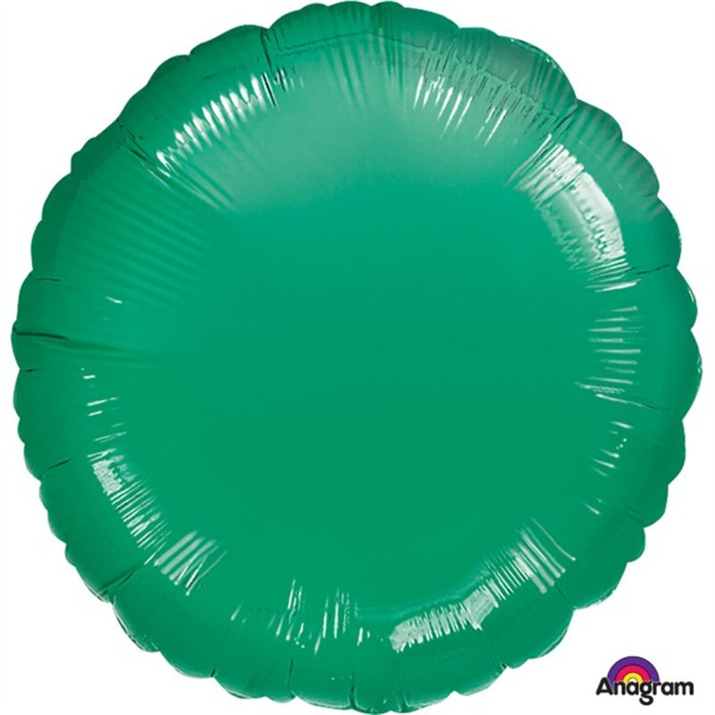 18IN METALLIC GREEN CIRCLE FOIL