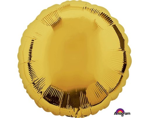 18IN METALLIC GOLD CIRCLE FOIL