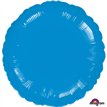 18IN METALLIC BLUE CIRCLE FOIL BALLOON