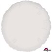 18IN METALLIC WHITE CIRCLE FOIL