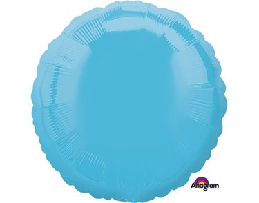 18IN CARIBBEAN BLUE CIRCLE FOIL