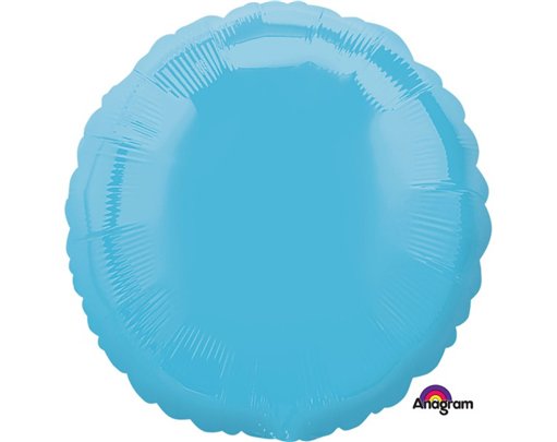 18IN CARIBBEAN BLUE CIRCLE FOIL