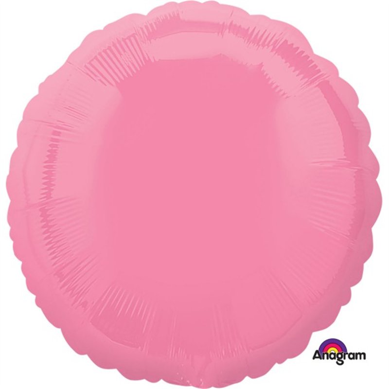 18IN BRIGHT PINK CIRCLE FOIL