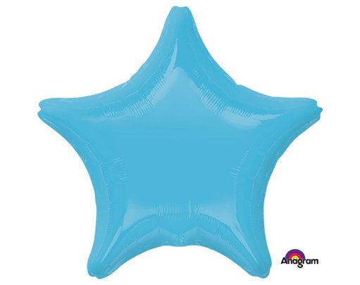 19IN CARIBBEAN BLUE STAR FOIL