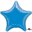 19IN METALLIC BLUE STAR FOIL