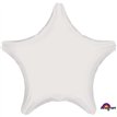 19IN METALLIC WHITE STAR FOIL