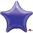 19IN METALLIC PURPLE STAR FOIL