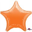 19IN METALLIC ORANGE STAR FOIL