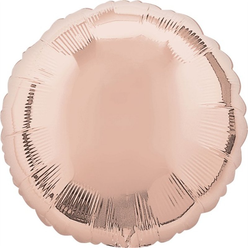 18IN ROSE GOLD CIRCLE FOIL