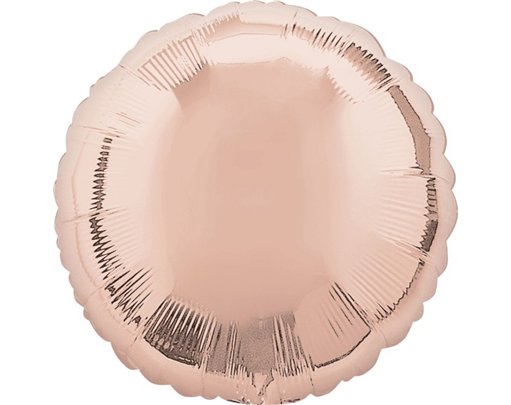 18IN ROSE GOLD CIRCLE FOIL