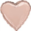 18IN ROSE GOLD HEART FOIL
