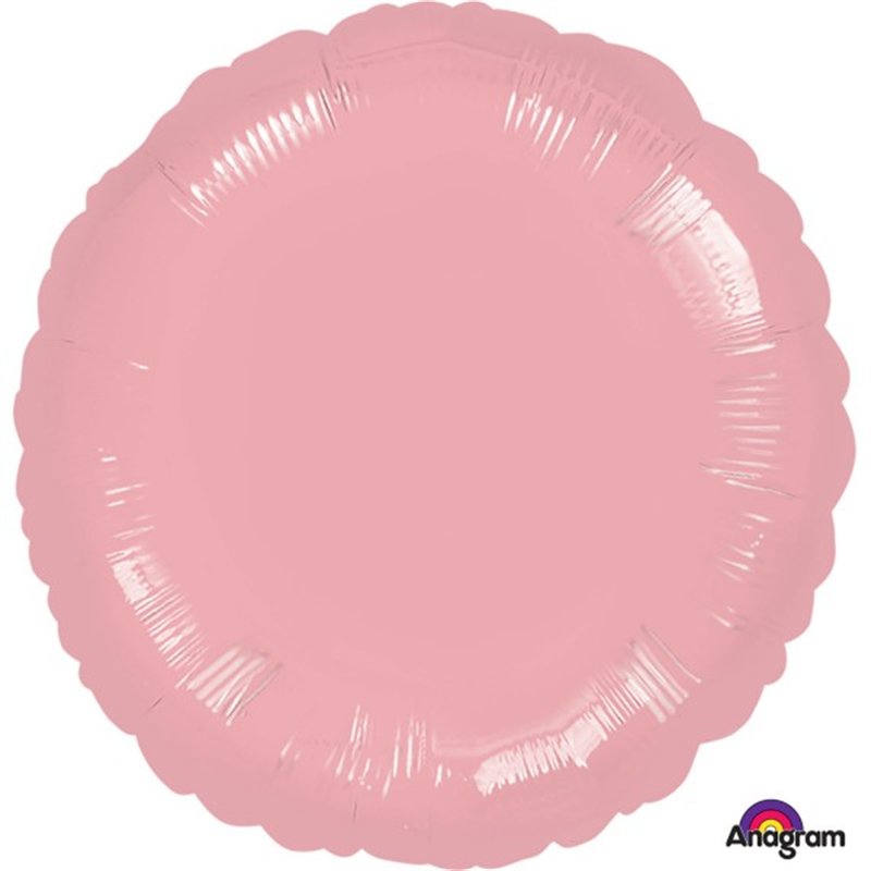 18IN MET PEARL PASTEL PINK CIRCLE FOIL