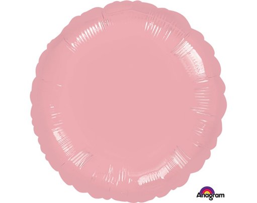 18IN MET PEARL PASTEL PINK CIRCLE FOIL