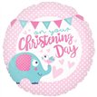 18IN CHRISTENING DAY PINK FOIL