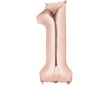 ROSE GOLD 1 SUPERSHAPE FOIL BALLOON