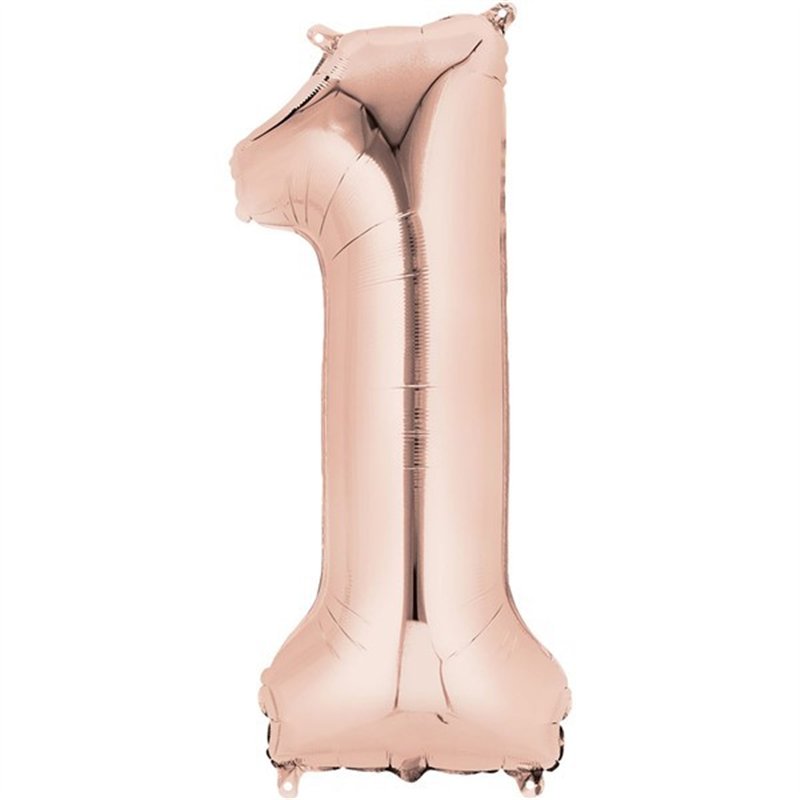 ROSE GOLD 1 SUPERSHAPE FOIL BALLOON