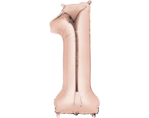 ROSE GOLD 1 SUPERSHAPE FOIL BALLOON