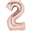 ROSE GOLD 2 SUPERSHAPE FOIL BALLOON