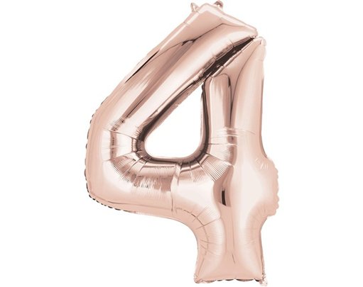 ROSE GOLD 4 SUPERSHAPE FOIL BALLOON