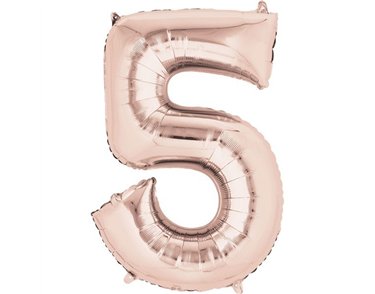 ROSE GOLD 5 SUPERSHAPE FOIL BALLOON