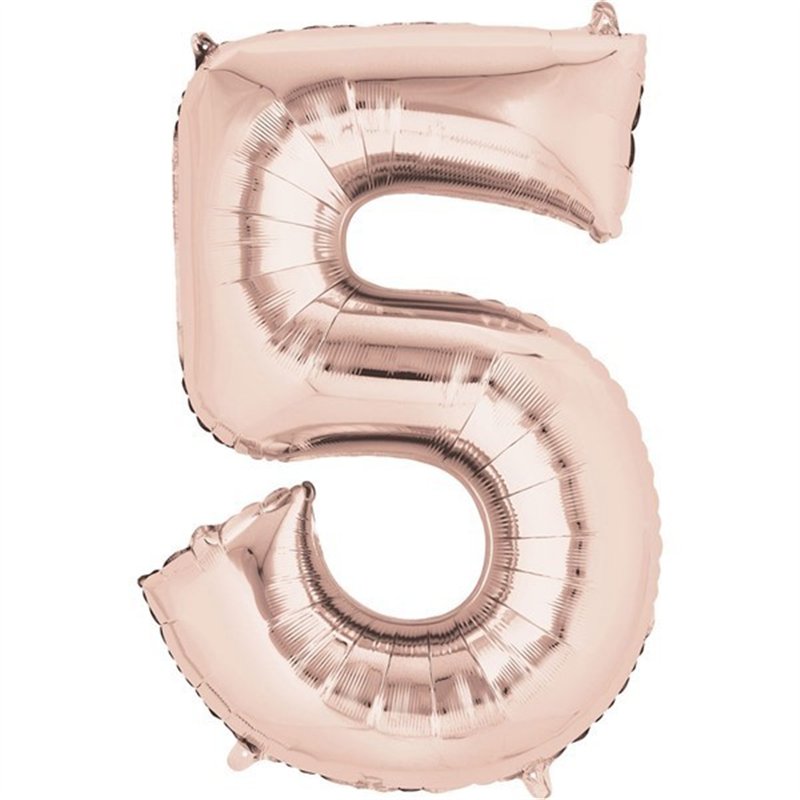 ROSE GOLD 5 SUPERSHAPE FOIL BALLOON