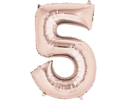 ROSE GOLD 5 SUPERSHAPE FOIL BALLOON