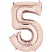 ROSE GOLD 5 SUPERSHAPE FOIL BALLOON