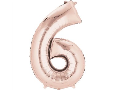 ROSE GOLD 6 SUPERSHAPE FOIL BALLOON