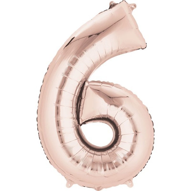 ROSE GOLD 6 SUPERSHAPE FOIL BALLOON