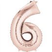 ROSE GOLD 6 SUPERSHAPE FOIL BALLOON