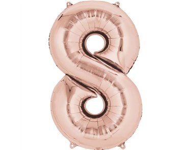 ROSE GOLD 8 SUPERSHAPE FOIL BALLOON