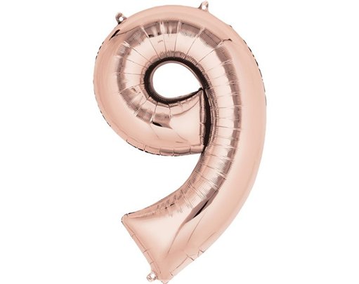 ROSE GOLD 9 SUPERSHAPE FOIL BALLOON