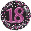 SPARKLING PINK 18TH B/DAY 3D SHAPE