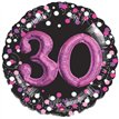 SPARKLING PINK 30TH B/DAY 3D SHAPE
