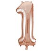 34IN ROSE GOLD  NUMERAL 1